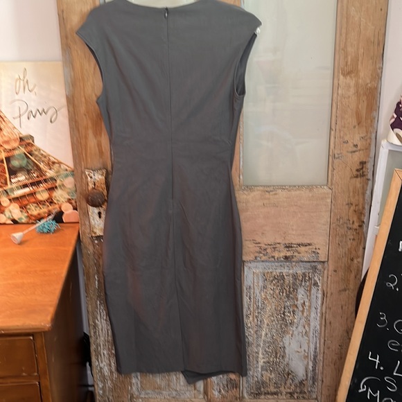 COPY - MUXXN Boutique Dress Steel Gray Rayon/Cotton/Spndx Blnd ➡️18”⬇️42” - Picture 2 of 6